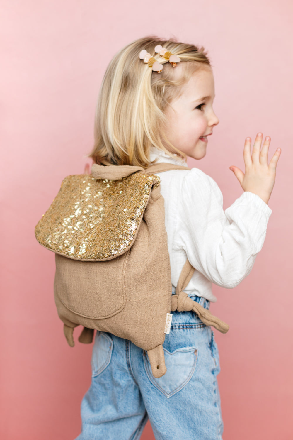 Sac à dos crèche Sequins dorés